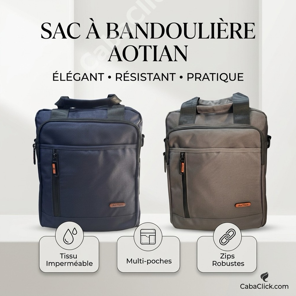 Sac Bandouliere Aotian Large Simple Elegant Et Fonctionnel